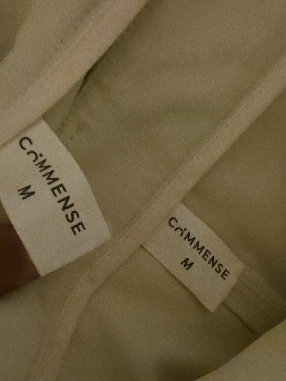 NWOT Commense Cream Wide-Leg Button-Trim Pants. Two Available - Picture 6 of 6